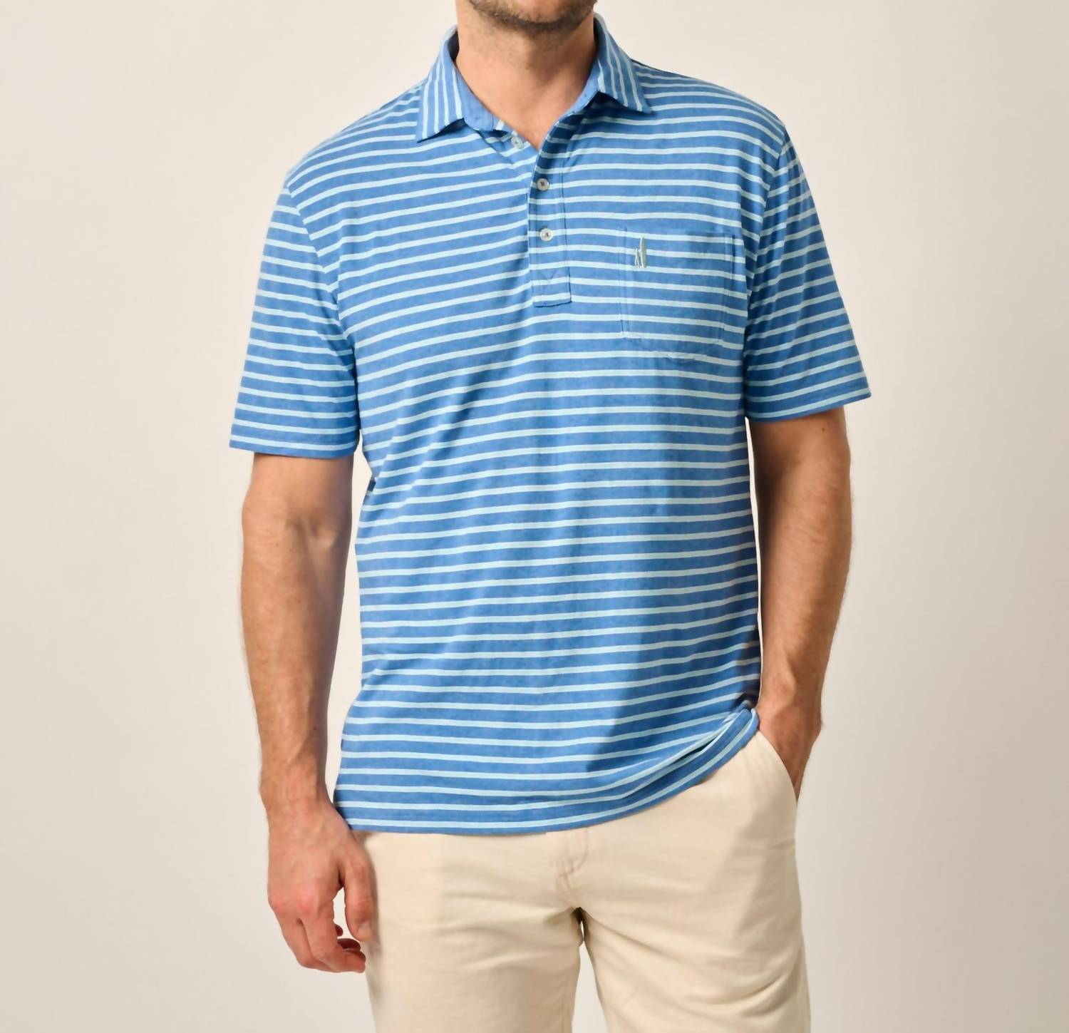 Johnnie-O - Original 4-button Polo - Matthis Stripe