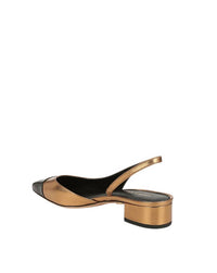 Veronica Beard - Women's Cecile Leather Cap-Toe Slingback Shoes