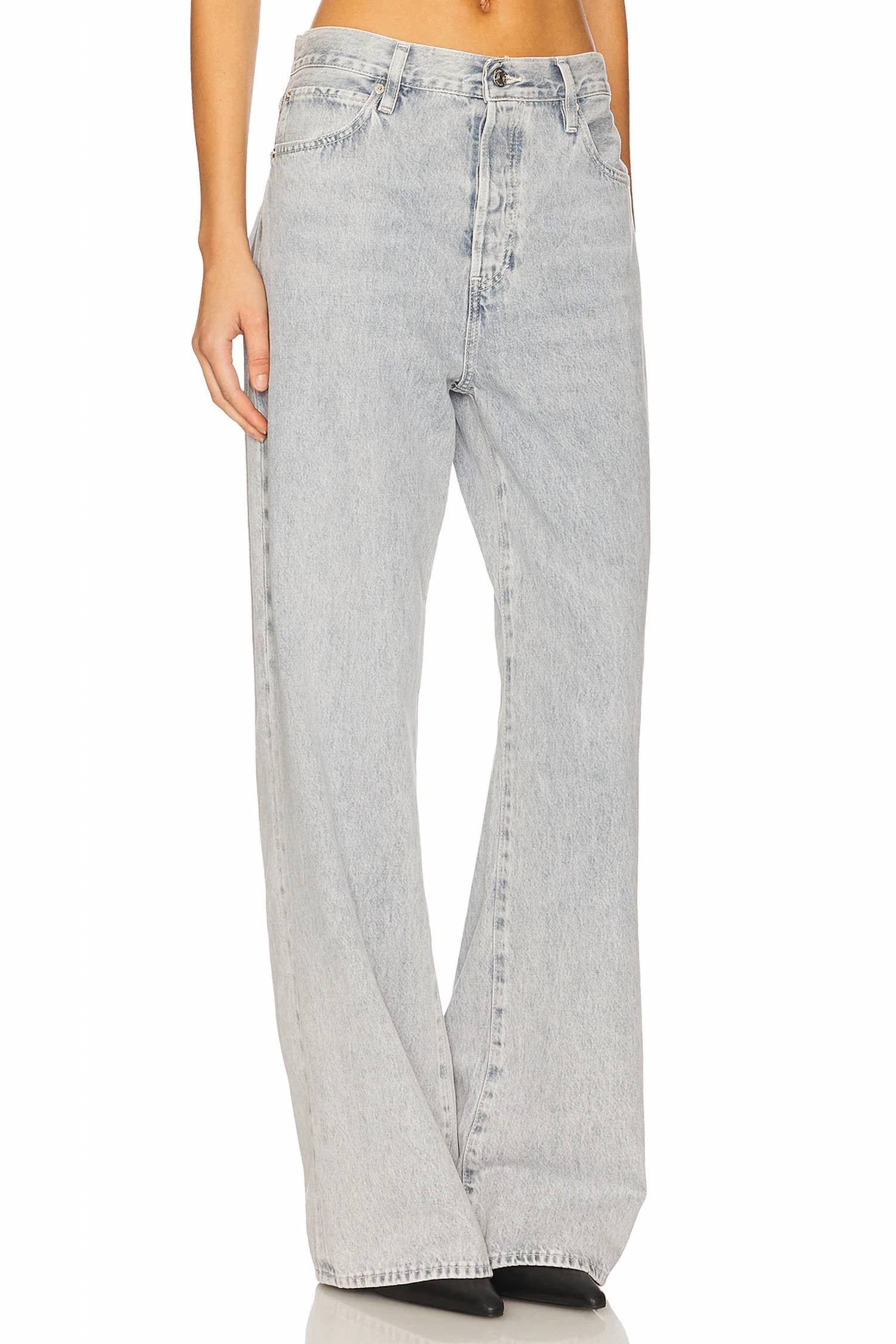 Frame - Loose Wide Leg Jeans