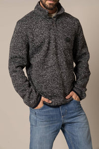 Kimes Ranch Classic Julian Pullover in black - men's sweater - view 4