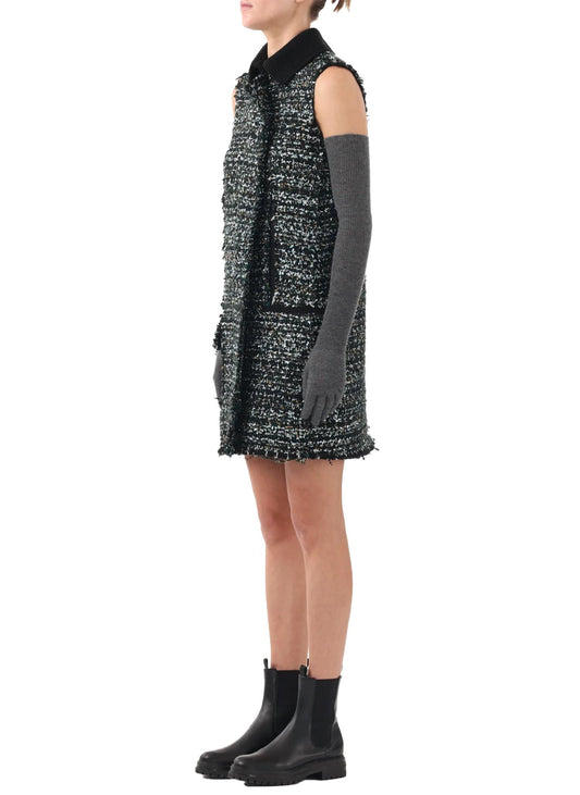 Jason Wu - Collared Tweed Mini Shift Dress