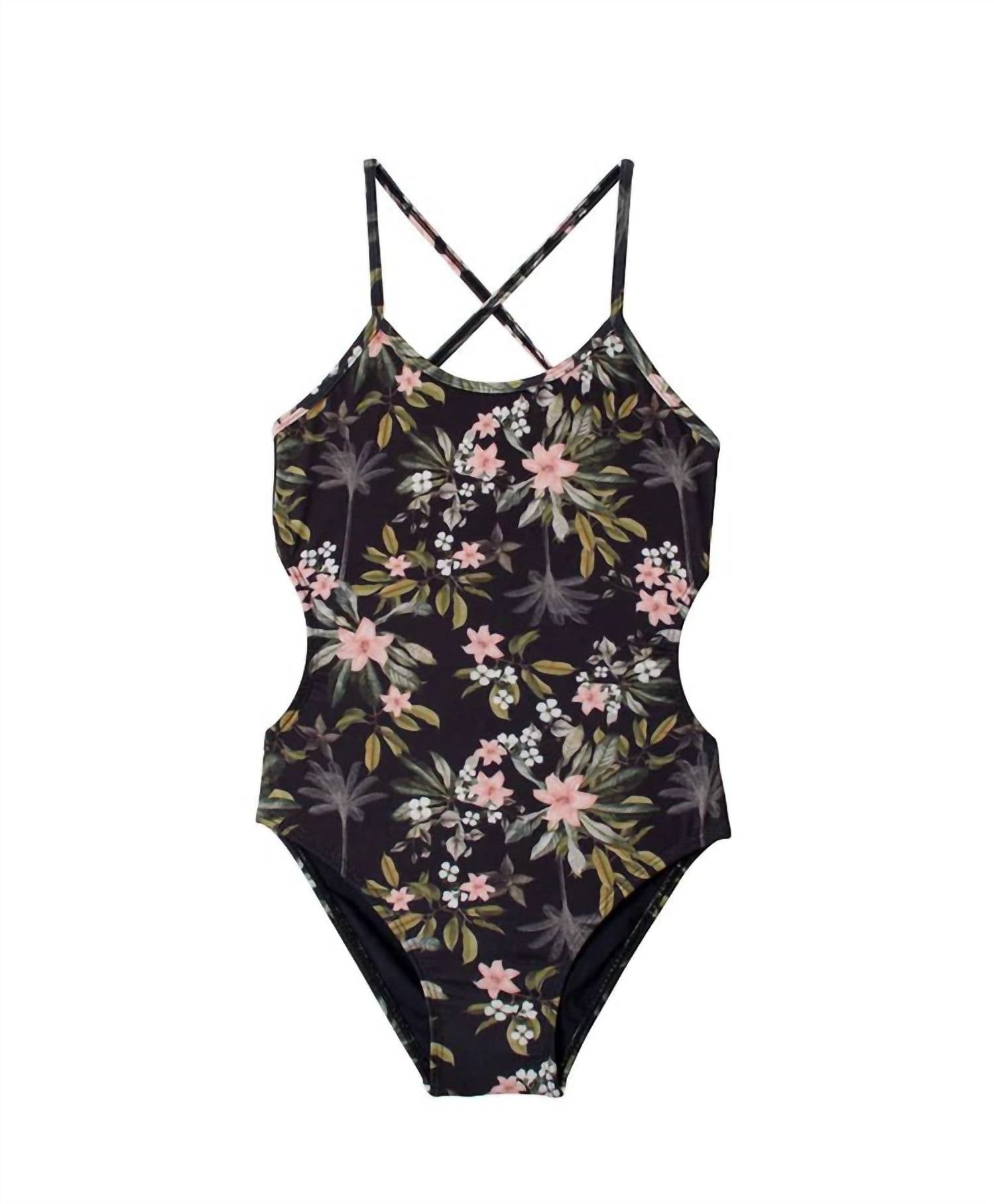 Pq Swim - Kids Gasparilla Ayah Cut Out One Piece