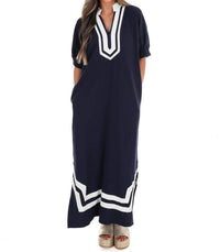 Entro - Women's In The Best Way Contrast Midi Dress
