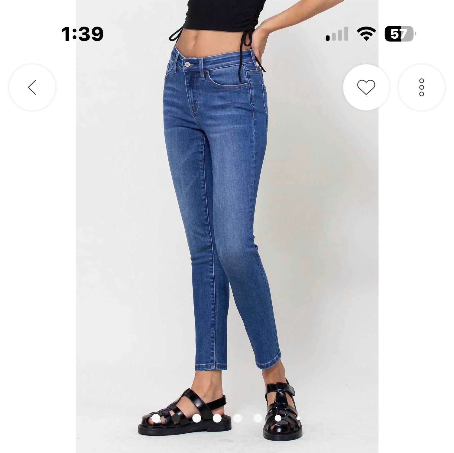 Vanilla Monkey - High Rise Skinny Jeans