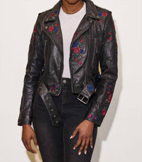 Mauritius - Isabella Regular Fit Leather Jacket