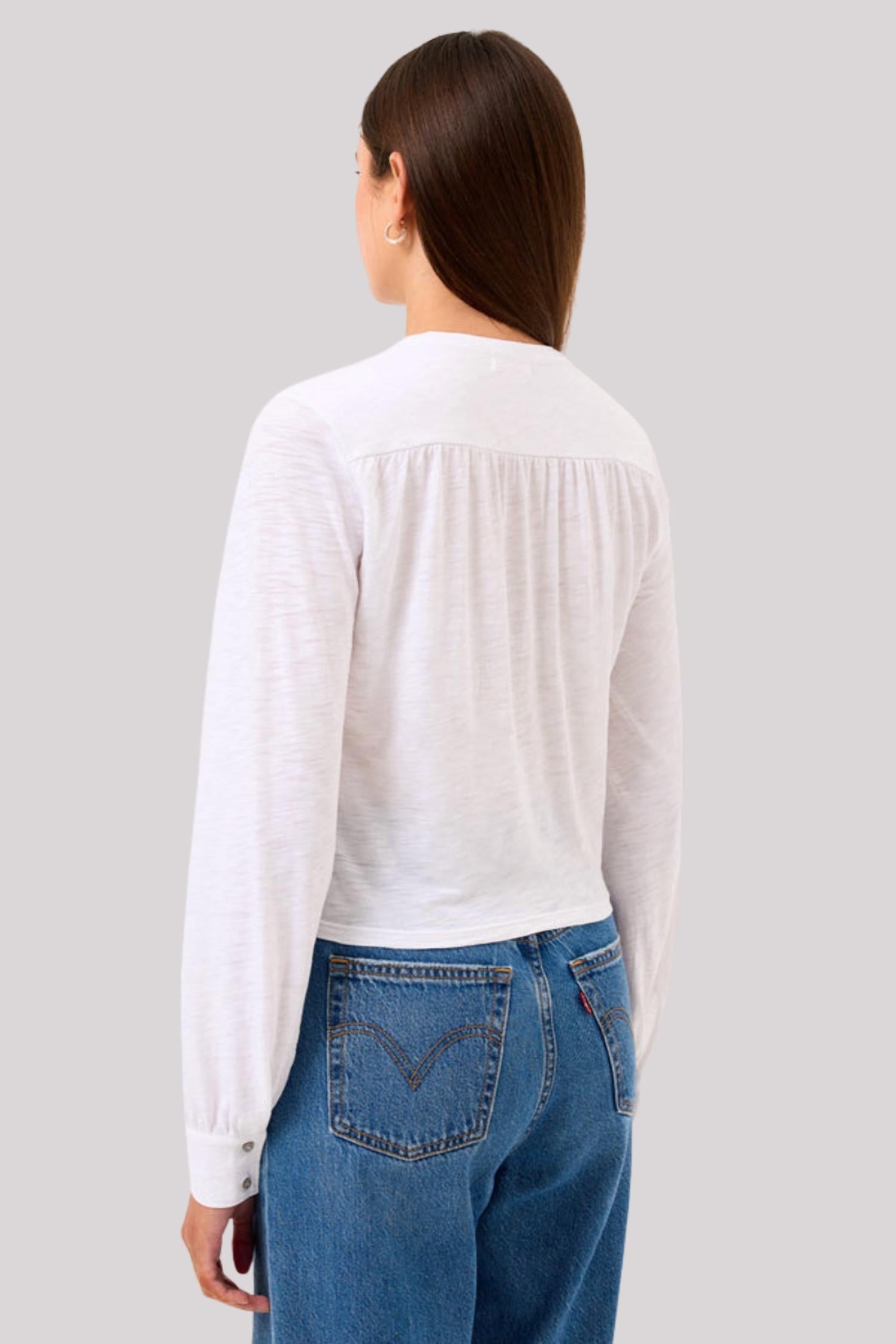 Goldie - Crop Pocket Shirt Top