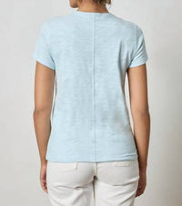 Lilla P - Short Sleeve Back Seam Crewneck Tee