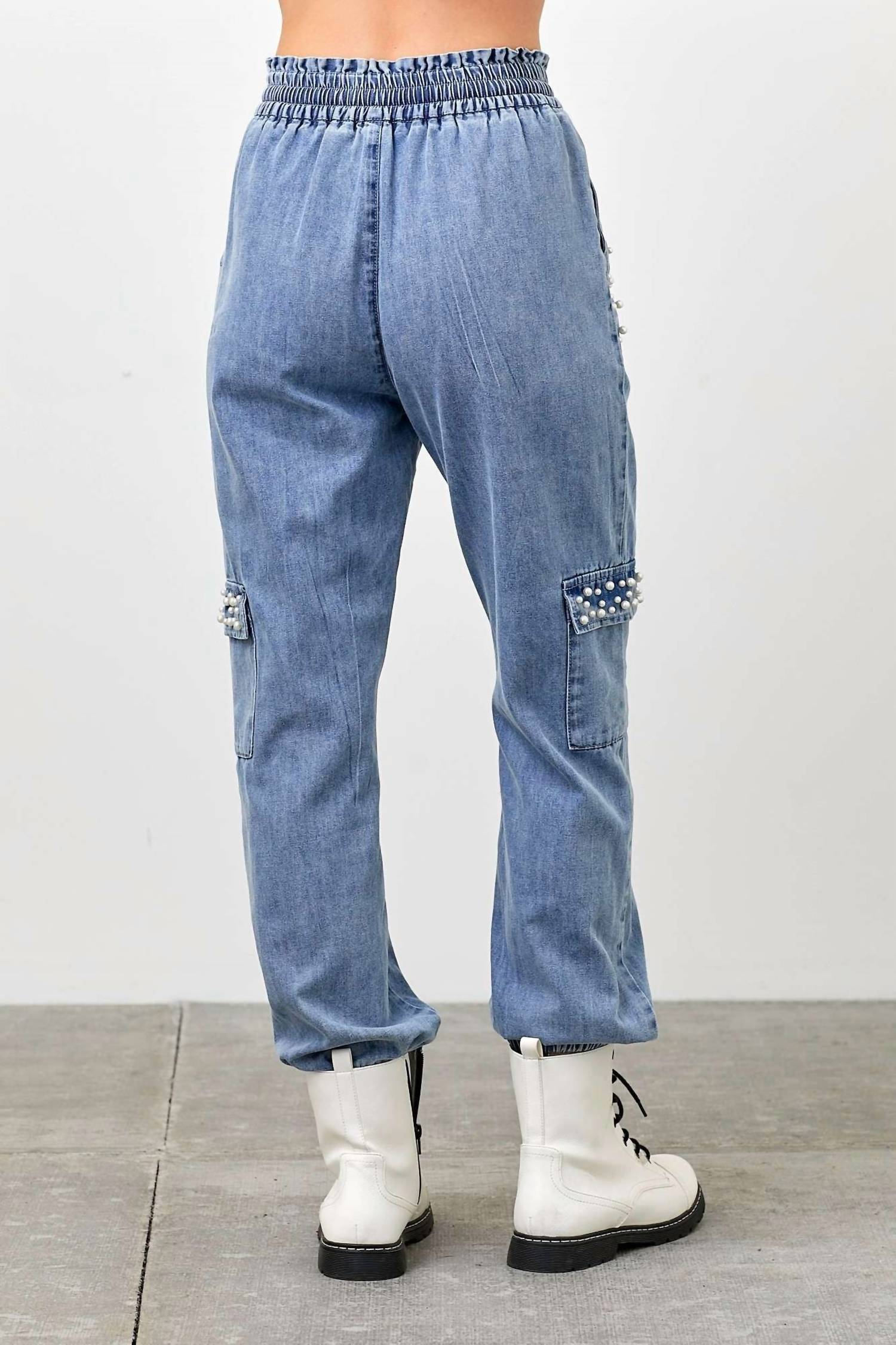 Mainstrip - Women's Denim Glam Jogger