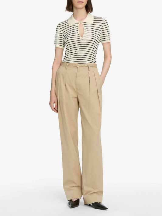 Frame - Women's The Keyhole Polo Shirt