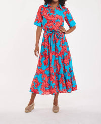 Modaposa - Baroque Swirl Print Maxi