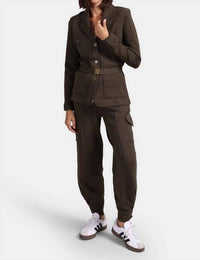 Minnie Rose - Women's Belt Blazer
