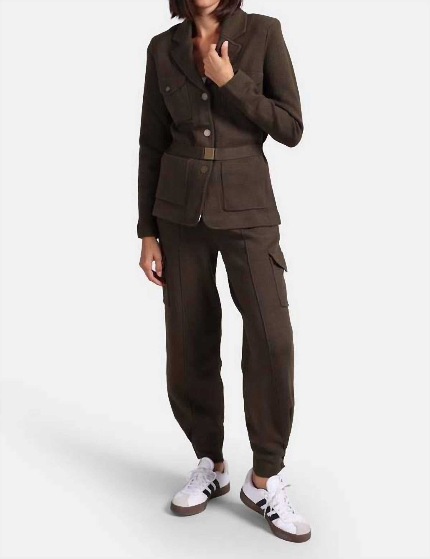Minnie Rose - Women's Belt Blazer