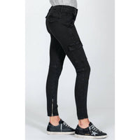 DL1961 - Women's Camille Skinny Cargo Pants in vintage black - women's jeans