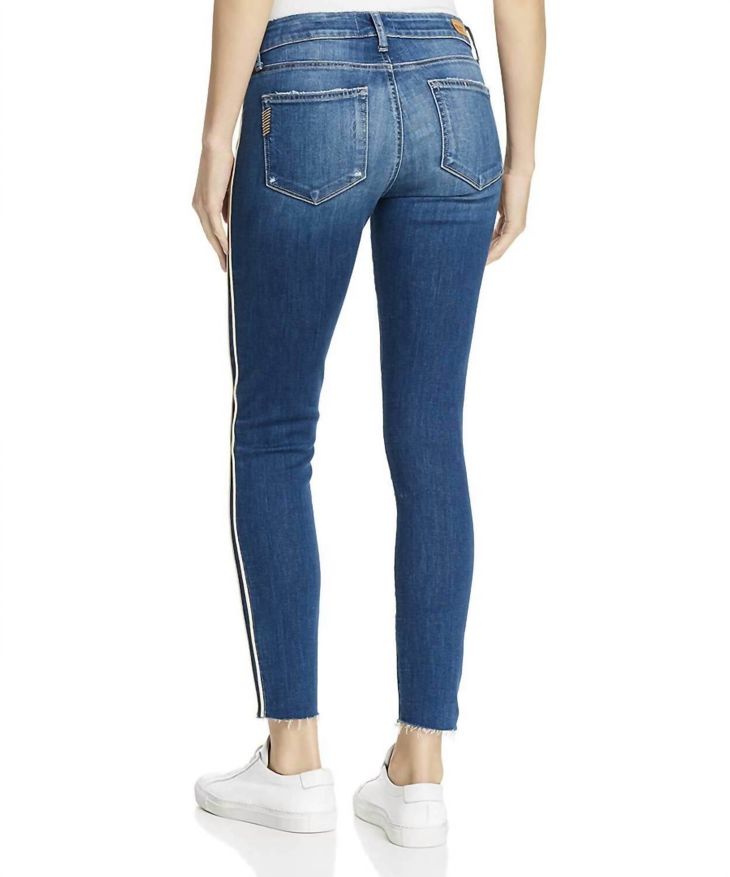 Paige - Verdugo Ankle Piping Raw Hem Jean