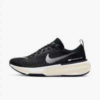 NIKE Women's Zoomx Invincible Run Flyknit 3 Running Shoes in black dark grey white - women's sneaker - detail view