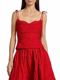 Rosie Assoulin - Floral Cloque Cami Top