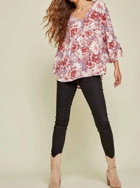 Andree By Unit - Floral Babydoll Blouse