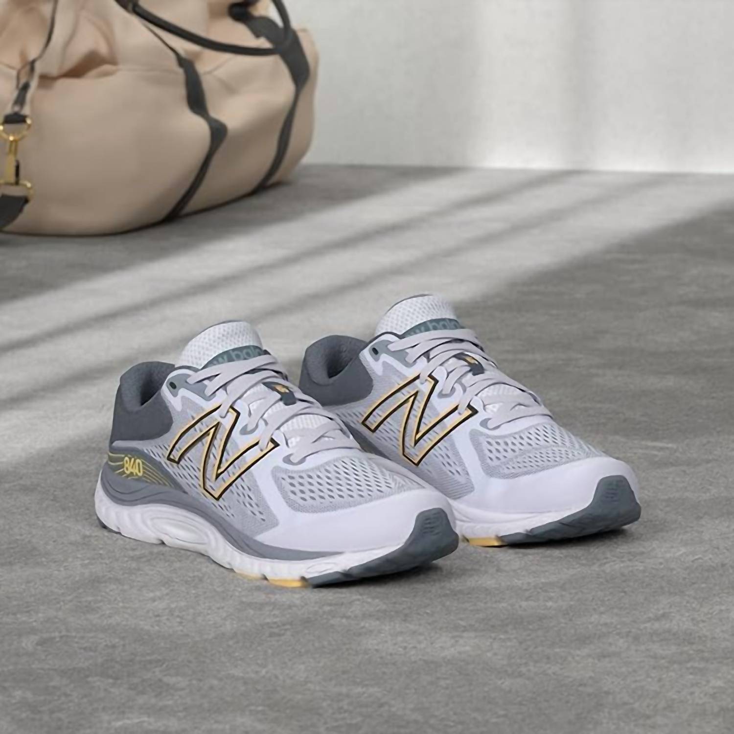 New Balance Women's Running Course Shoes in silent gray - women's shoe - detail view