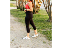Julia Rose Cassandra Capri Leggings With Pockets in black - women's pants - view 6