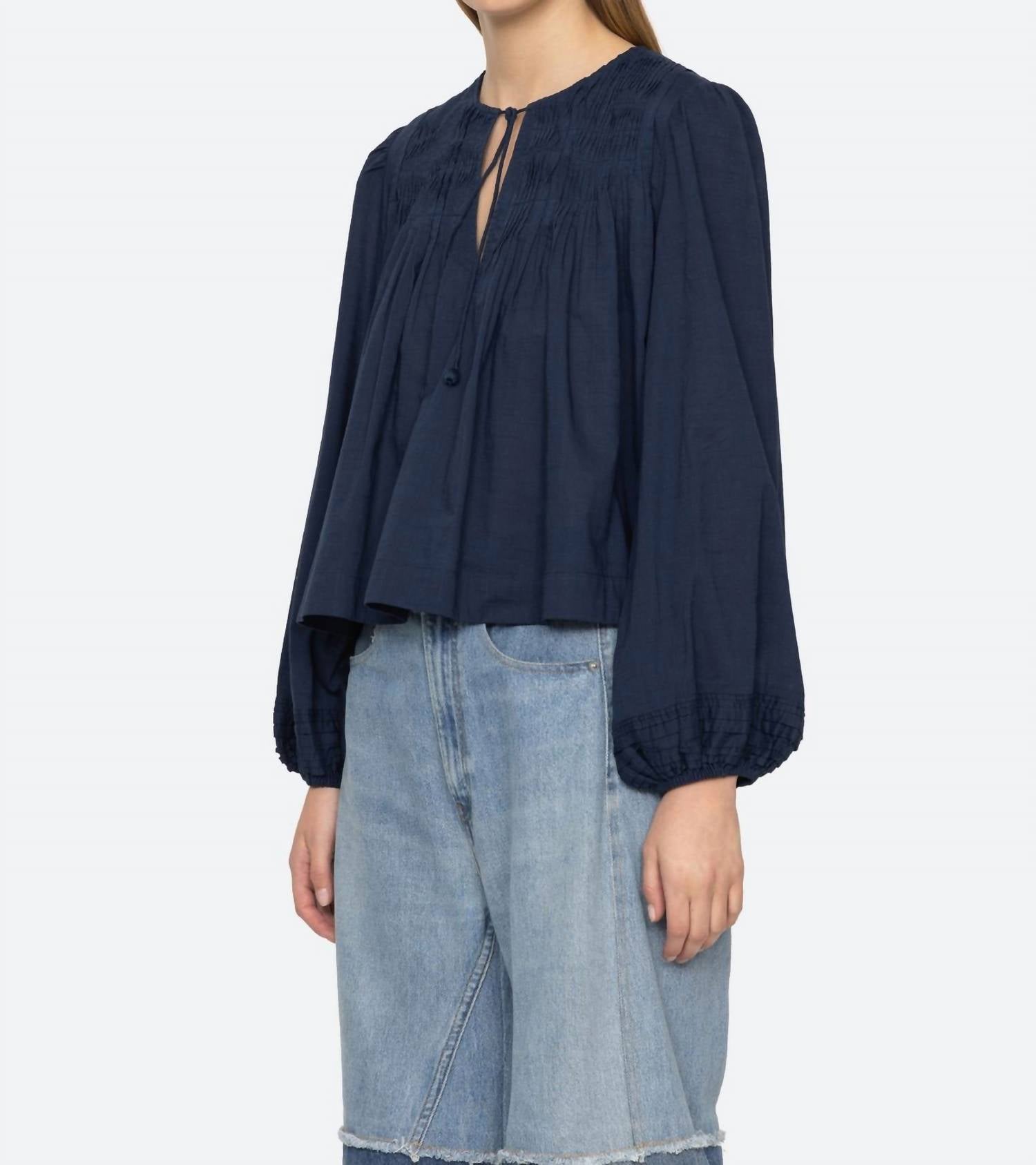 Sea - Myra Cotton Long Sleeve Top