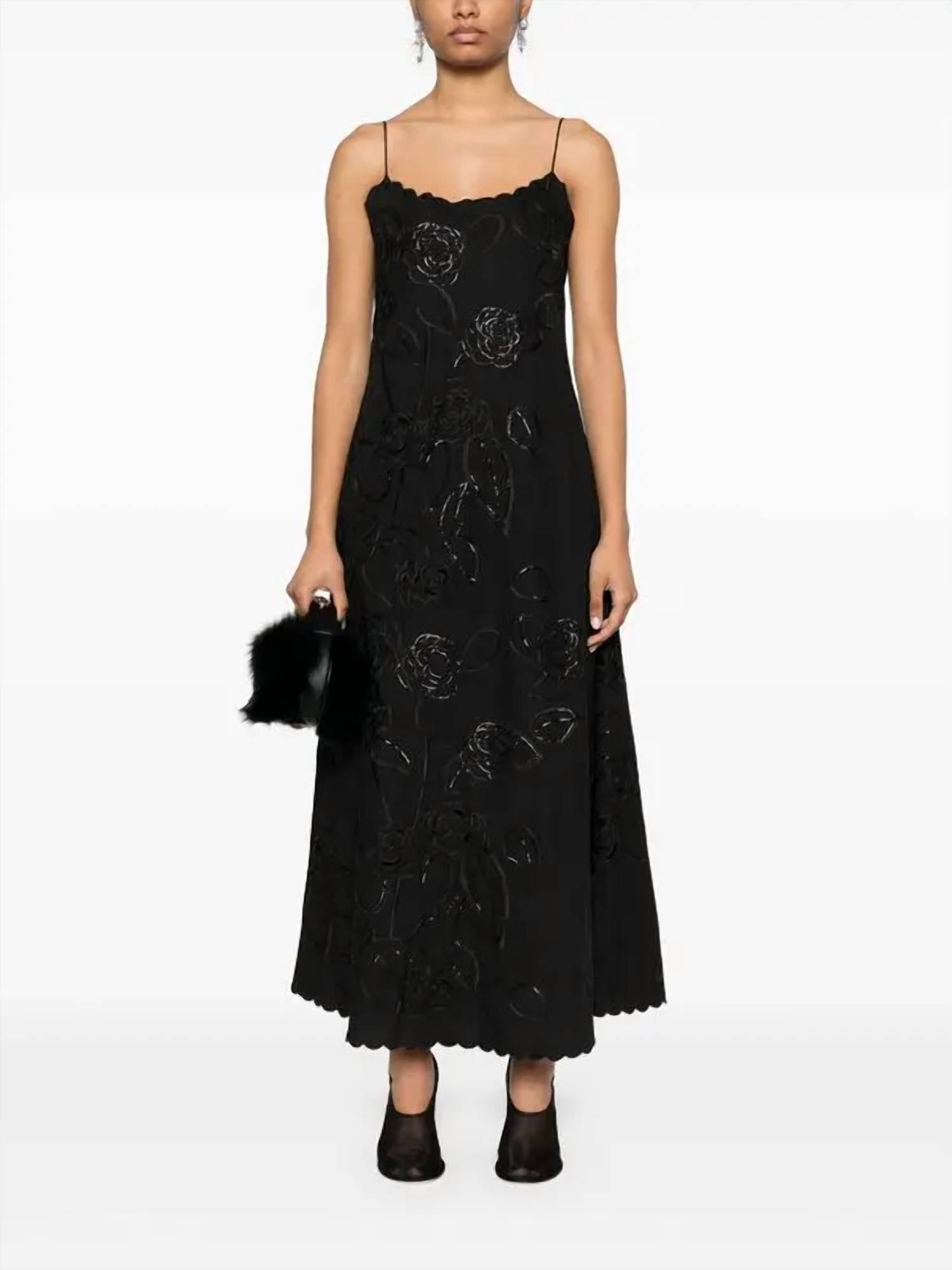 Bernadette - Petit Beurre Embroidered Dress