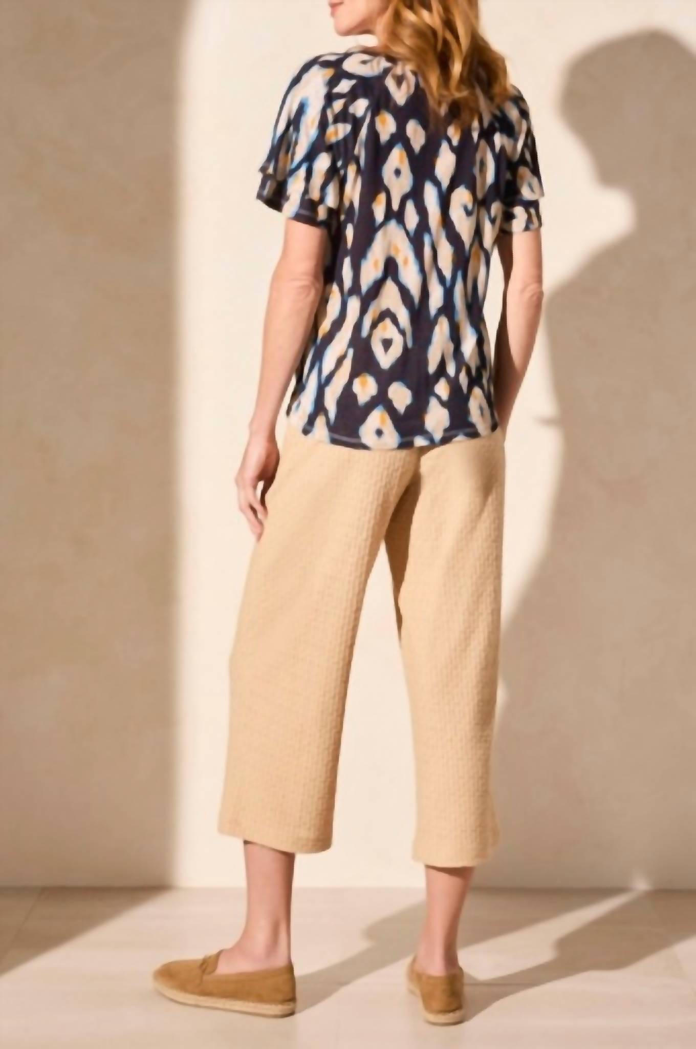 Tribal - Ruffle Sleeve Top