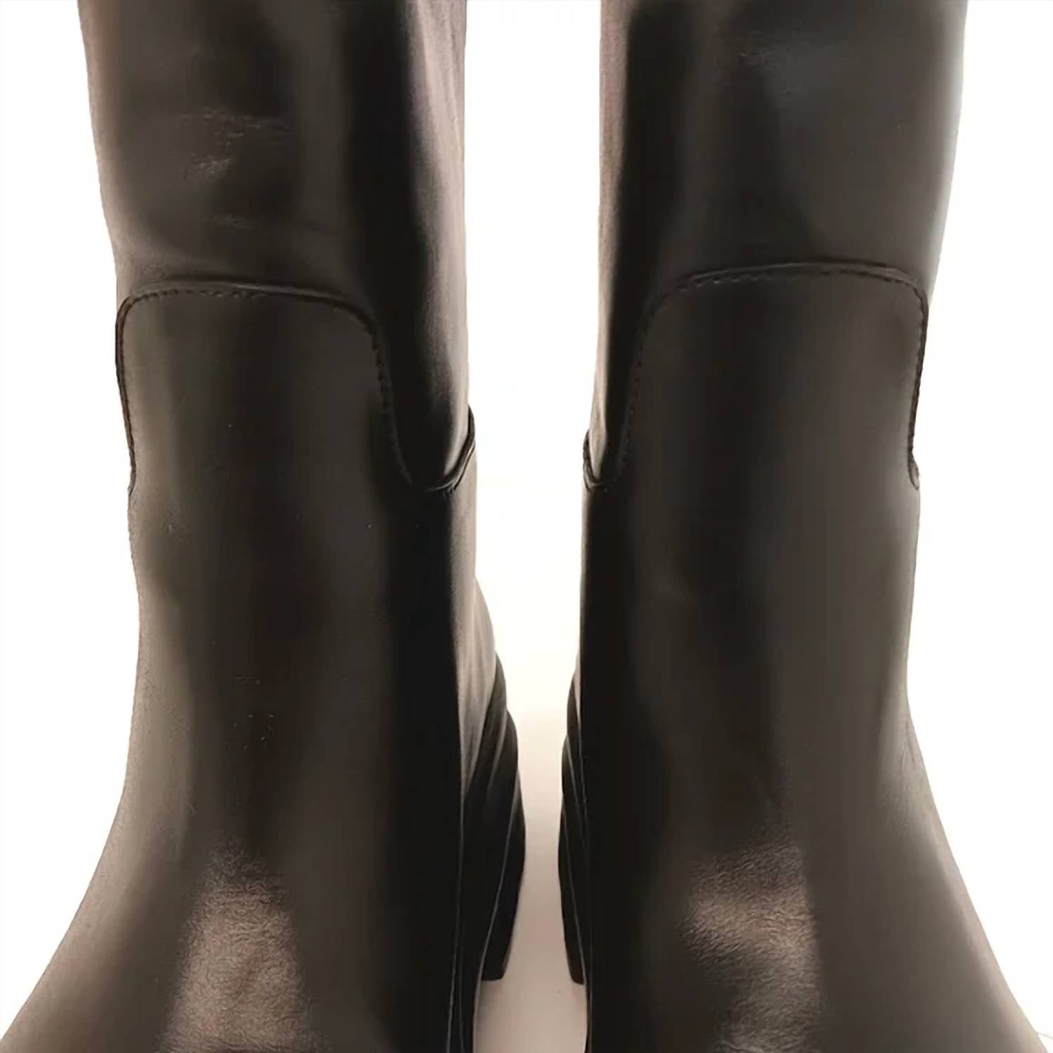 Valentino Garavani Men's Rockstud Almond Toe Ankle Boots in black - men's boots - view 7