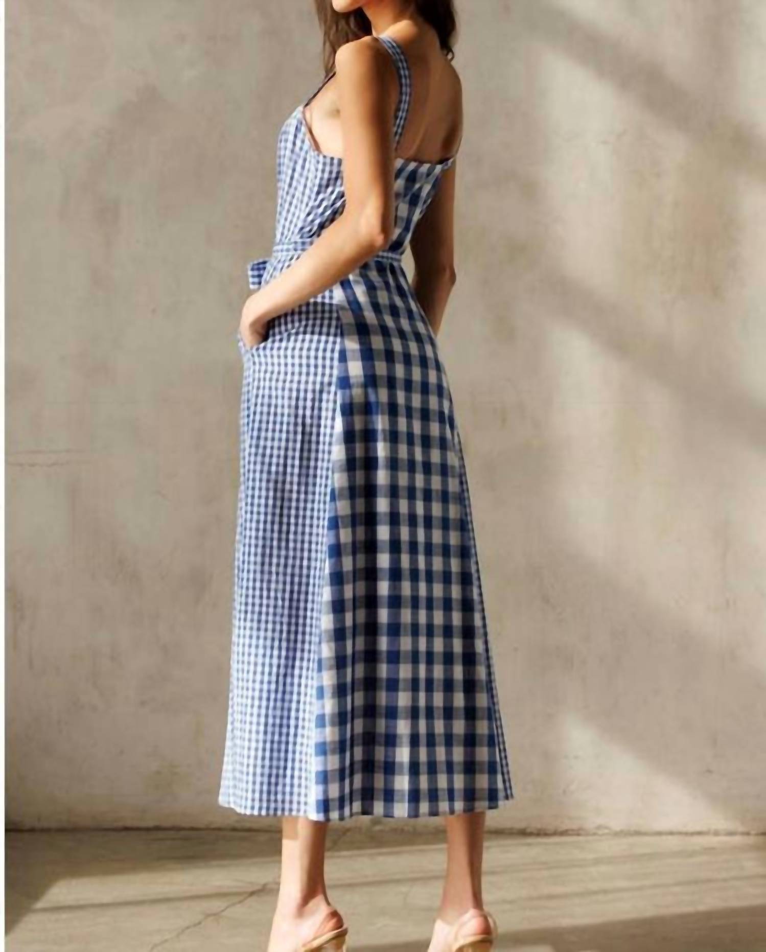 Storia - Charlotte Gingham Midi Dress