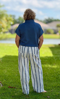 Coco + Carmen - Vinca Wide Leg Striped Pants