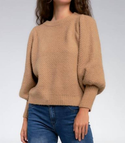 PUFF SLEEVE SWEATER