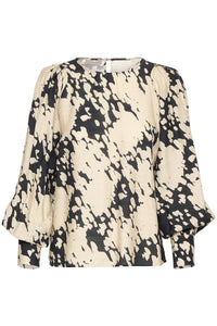 Kaffe - Kalouise Long Sleeve Round Neck Blouse