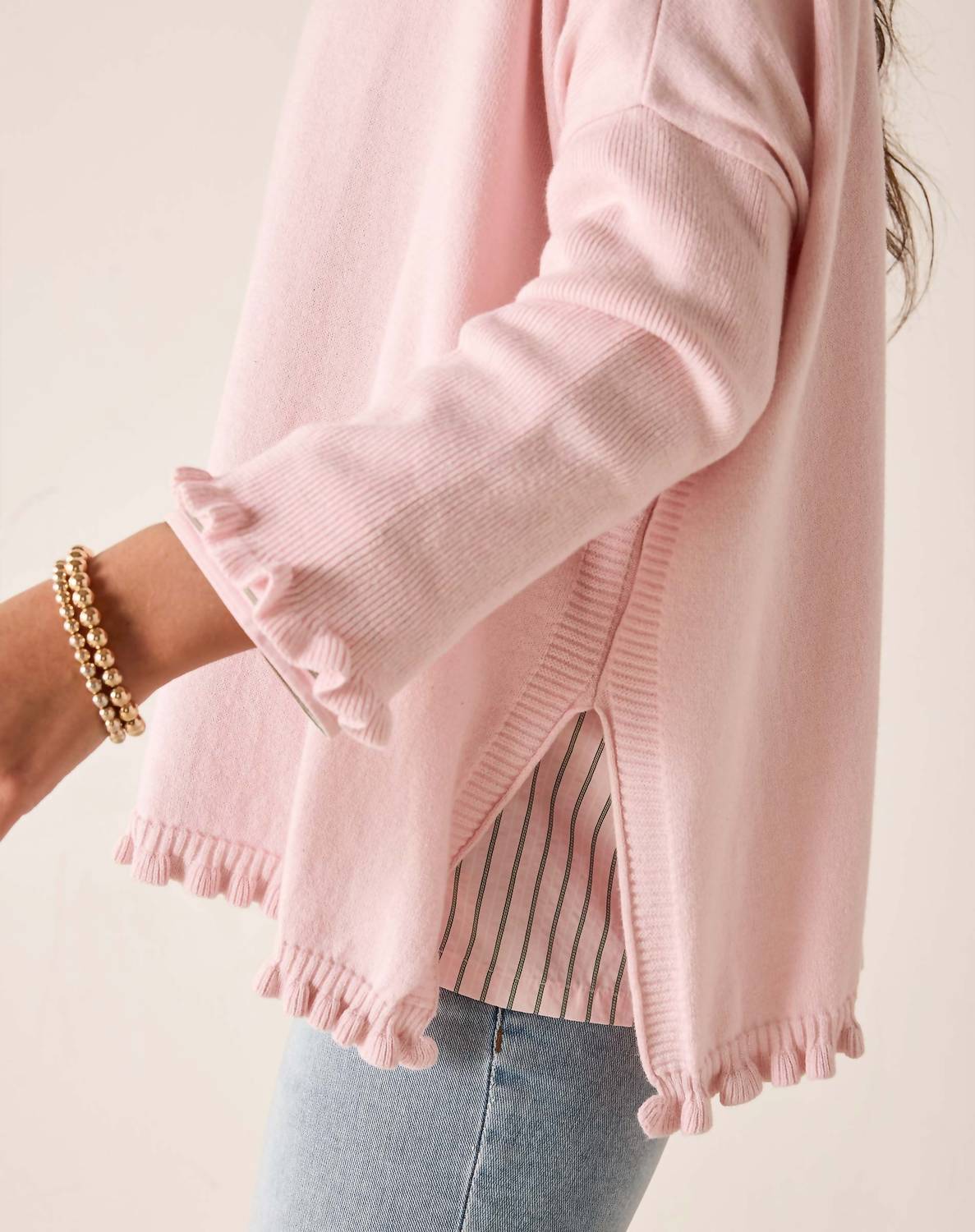Mersea - Catalina Cotton Ruffle Sweater