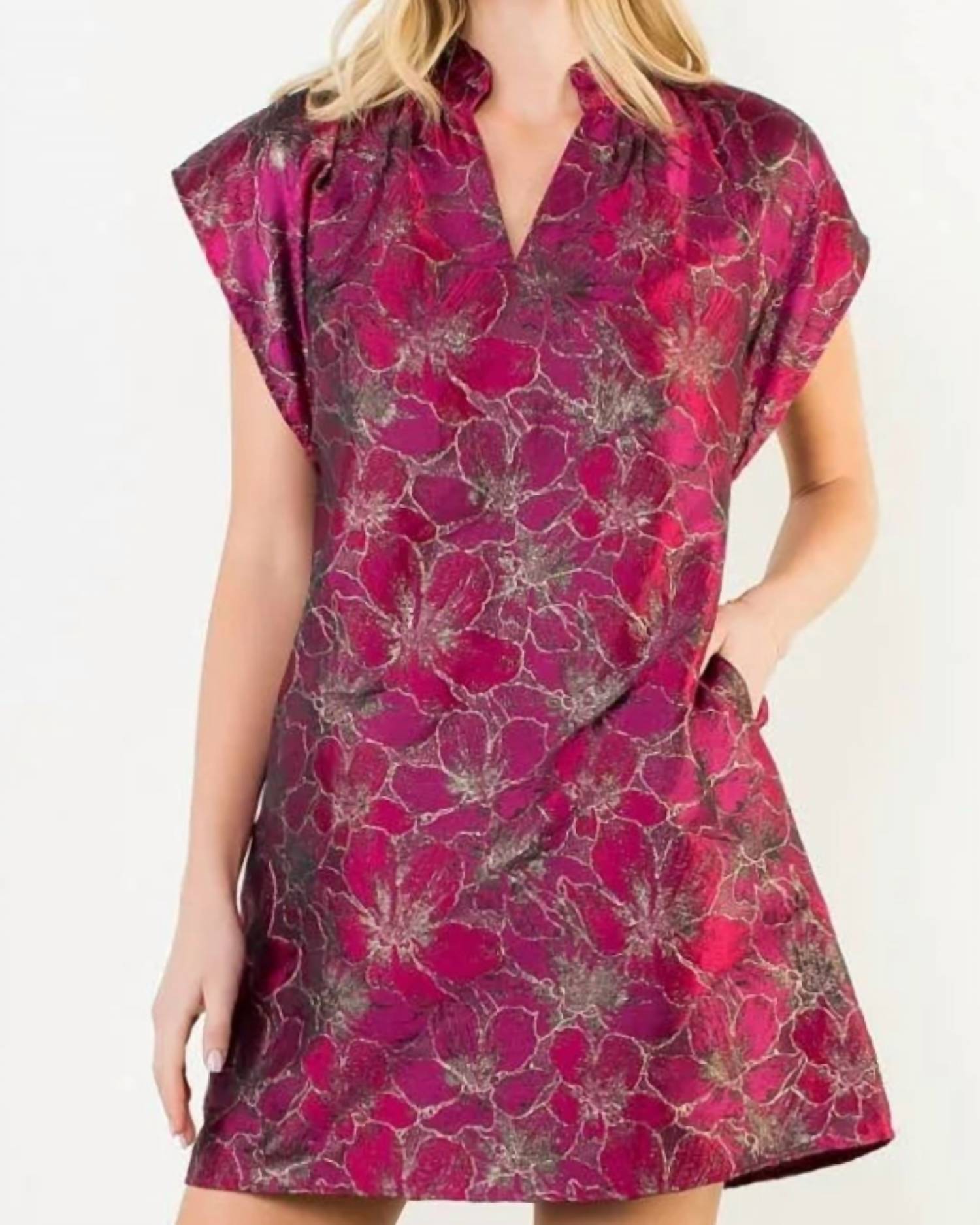 Thml - Cassandra Floral Brocade Dress