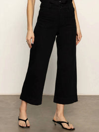 Sanctuary - Soft Marine Wide Leg Crop Jeans