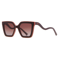 LONGCHAMP Women's Gradient Irregular Sunglasses in brown - women's accessory