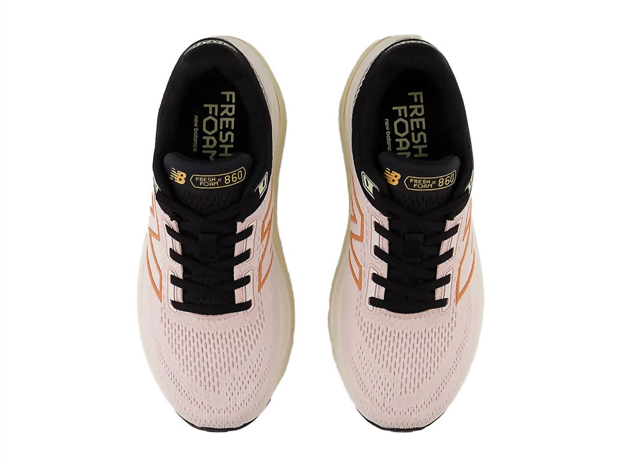 New Balance Women's Fresh Foam W860v14 Running Shoes in pink brown - women's shoe - view 4