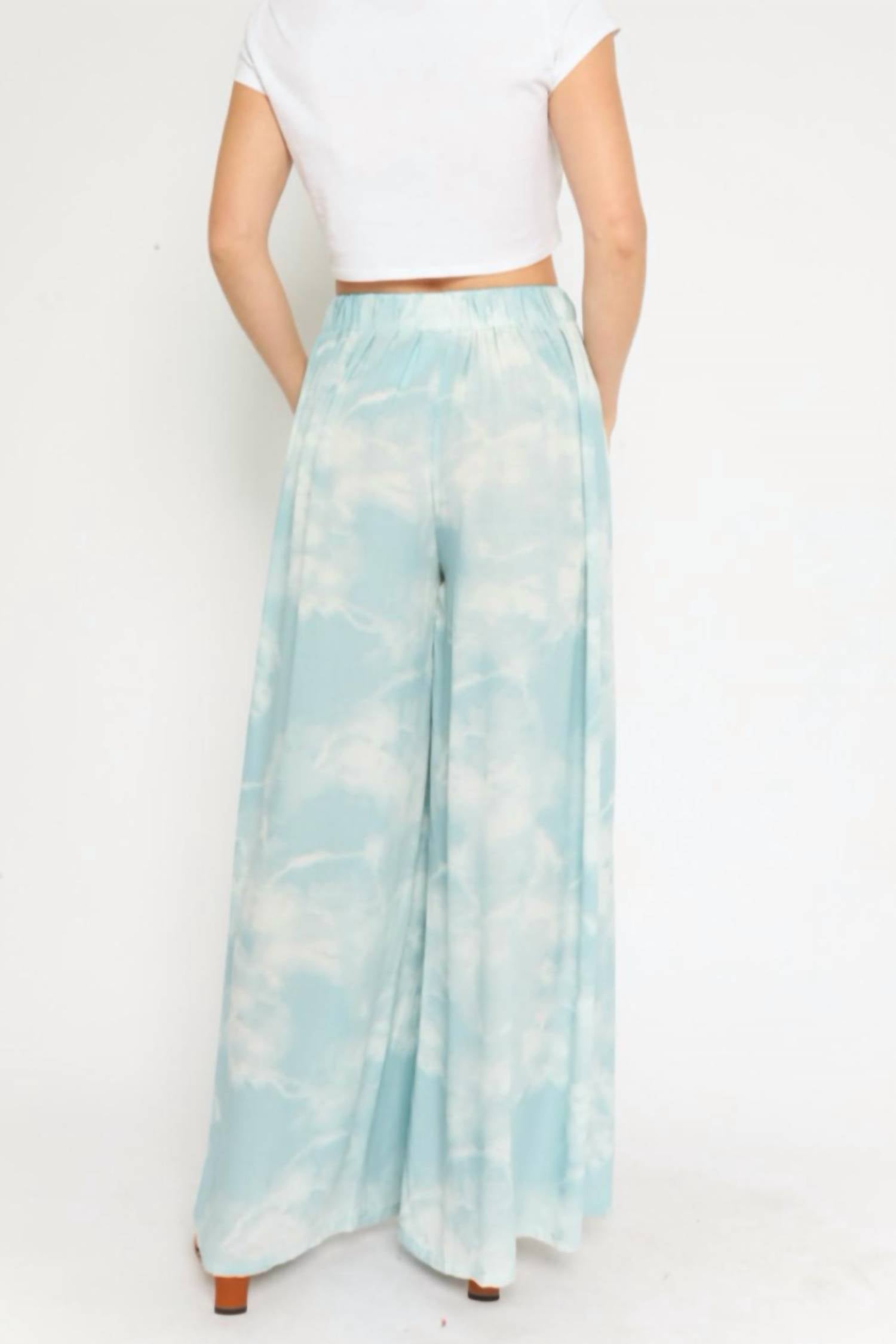 WIDE LEG DRAWSTRING PANT