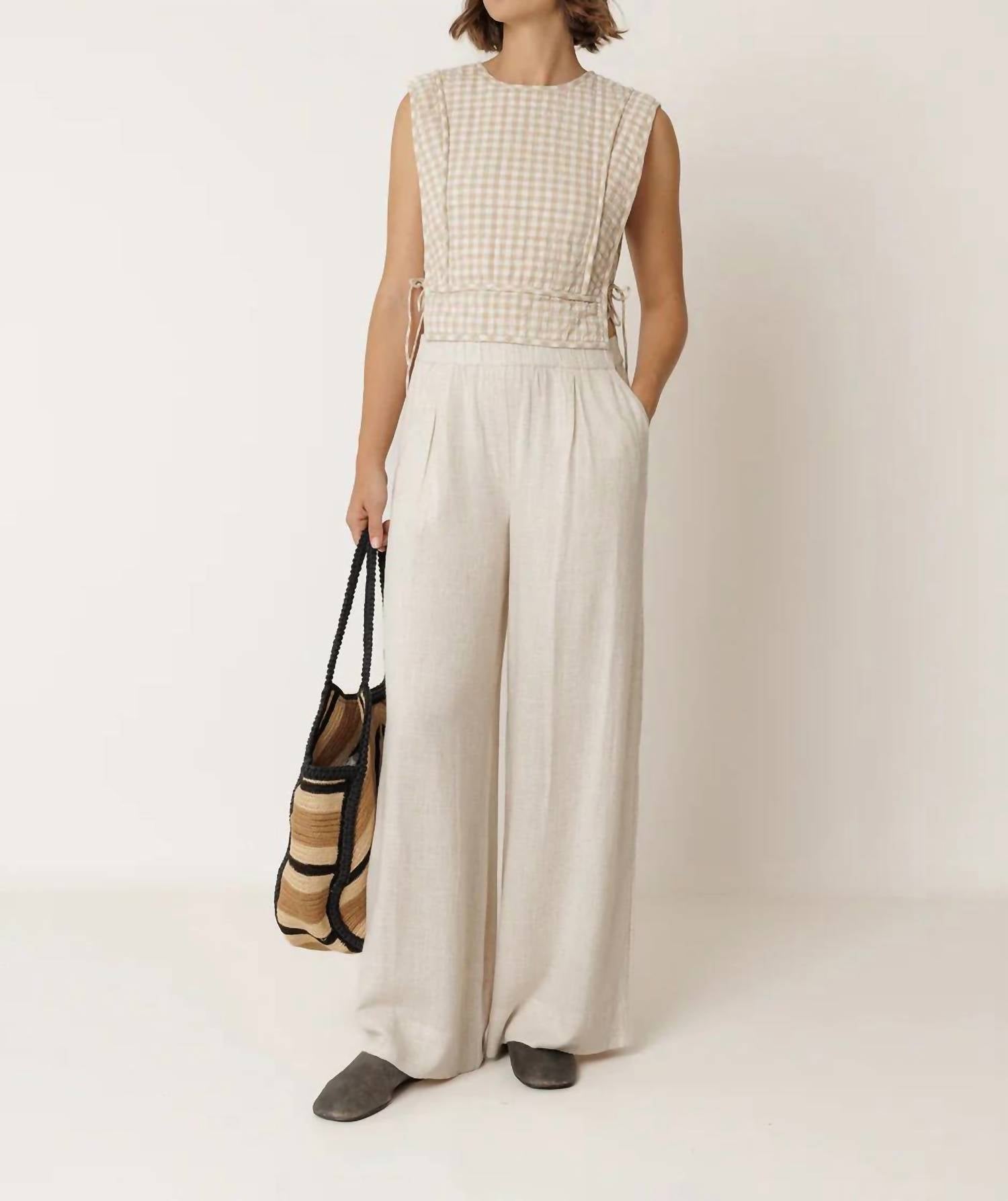 Indi & Cold - Quilted Checkered Top