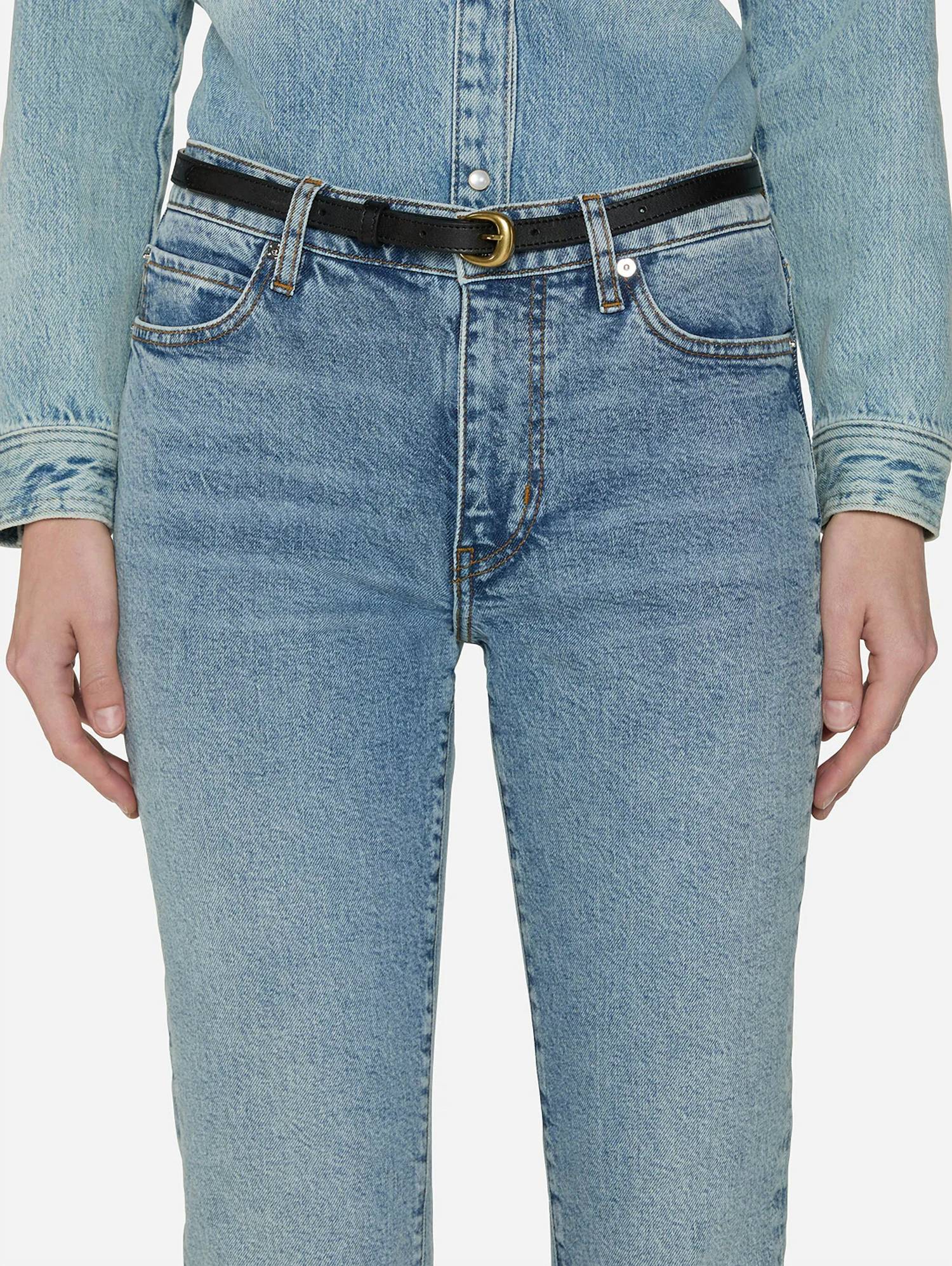 Frame - The Borrowed Mid-rise Ankle Jeans