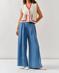 Aaron & Amber - Binding Sweater Vest