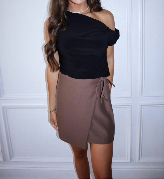 Astr - Ashvi Wrap Mini Skirt