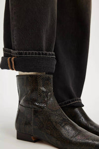 Free People - Women's Easy Does It Vegan Snake Boots