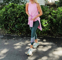 ADDISON BAY Sculpt Compression High-rise Spruce Legging in bubblegum ivy - women's pants - view 4
