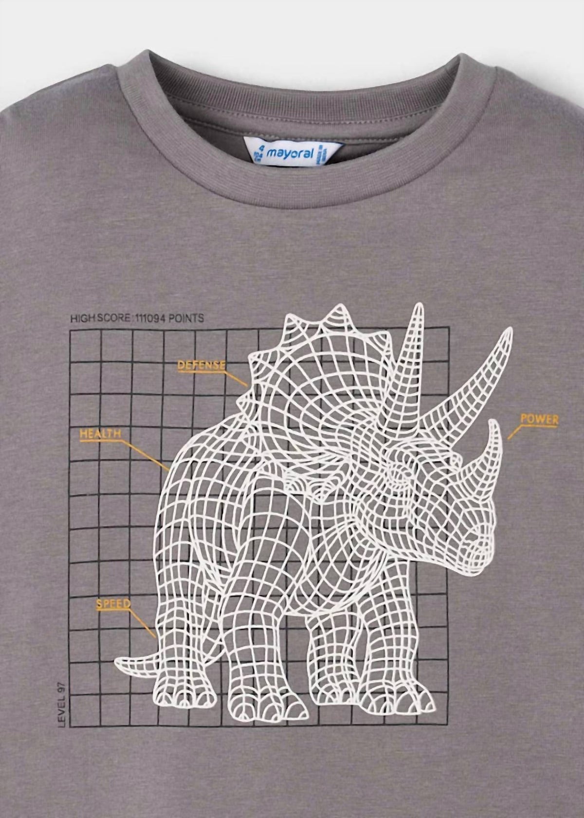 Mayoral - Boys Glow-in-the-dark Dino Long Sleeve Tee