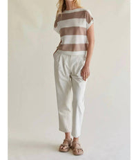 Crescent - Marcello Linen Pleated Pant