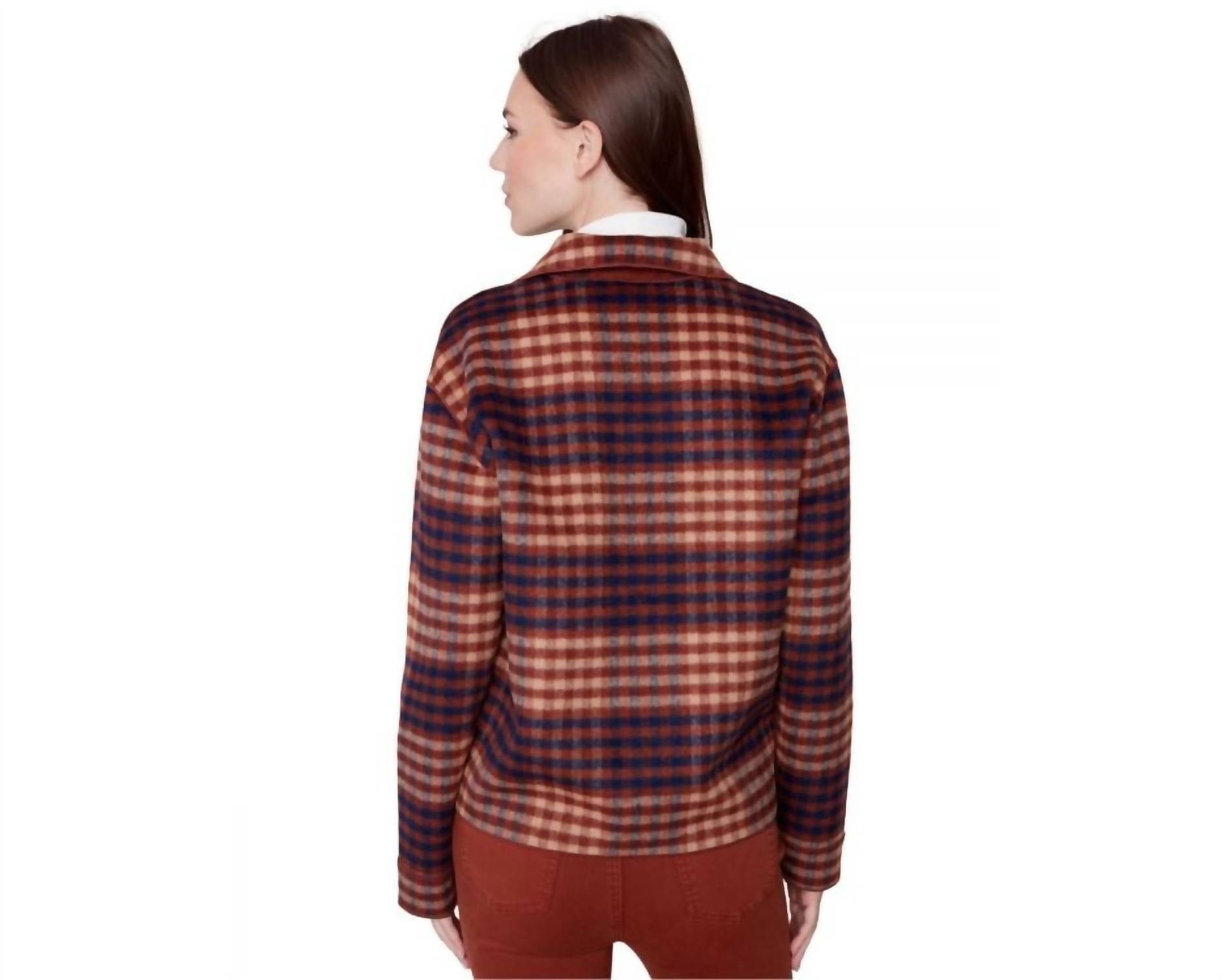 Charlie B - Plaid Reversible Short Jacket