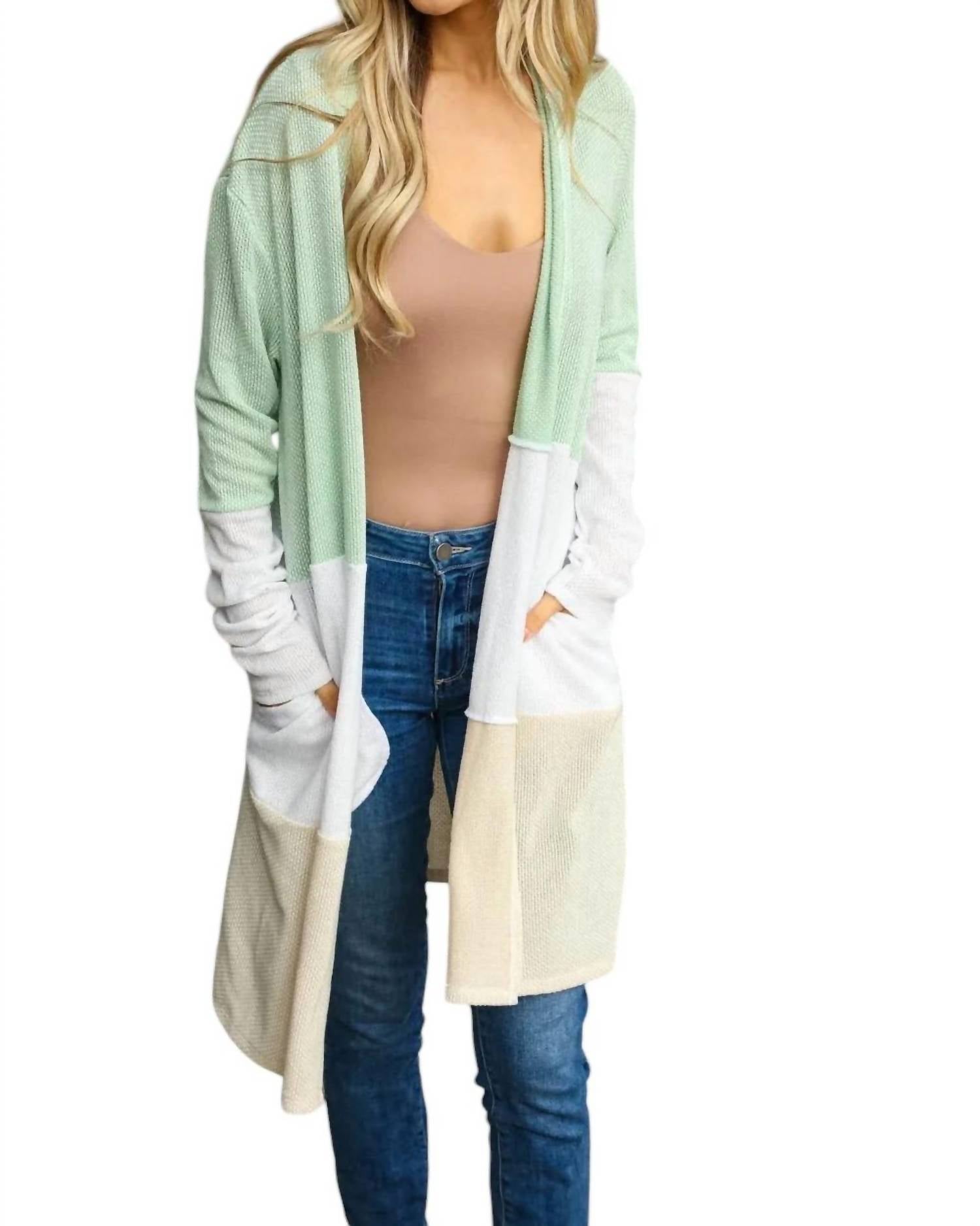 Haptics - Colorblock Cardigan