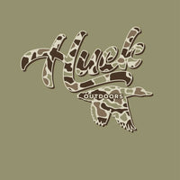 Huck Outdoors - Men's Old School Camo Huck Short Sleeve Tee