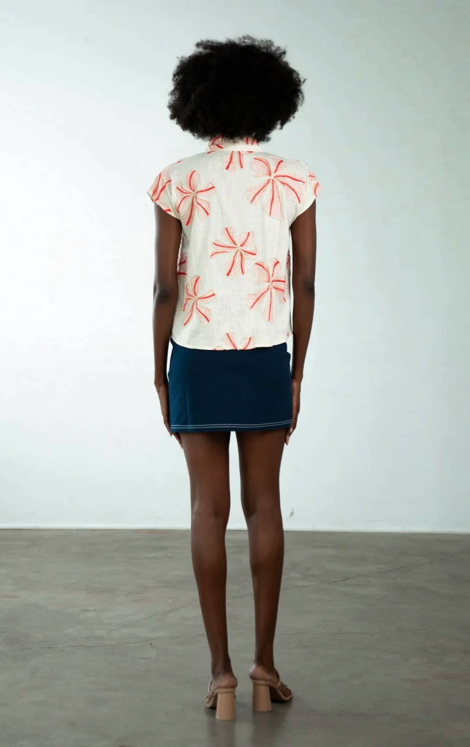 Never A Wallflower - Vicki Short Sleeve Top