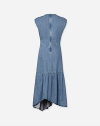 Frame - GATHERED TIER HEM DRESS